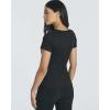 Real Essentials 4 Pack: Women’s Soft Ribbed Knit Split Neck T-Shirt – Casual Office Summer Top (Available in Plus)(Set 7)
