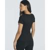 Real Essentials 4 Pack: Women’s Soft Ribbed Knit Split Neck T-Shirt – Casual Office Summer Top (Available in Plus)(Set 8)
