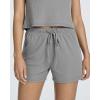 Real Essentials 2 Pack:Women’s Soft Ribbed Knit Crop Top & Short Matching Lounge Set – 4 Piece Summer Sweatsuit(Set 7)