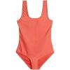 Real Essentials 3 Pack: Girl’s Surf UPF 50+ Printed One Piece Beach Swimsuit – Swimwear for Girls(Set 1)
