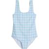 Real Essentials 3 Pack: Girl’s Surf UPF 50+ Printed One Piece Beach Swimsuit – Swimwear for Girls(Set 8)