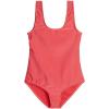 Real Essentials 3 Pack: Girl’s Surf UPF 50+ Printed One Piece Beach Swimsuit – Swimwear for Girls(Set 8)