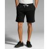 Real Essentials 3 Pack: Men’s Cotton 7″ French Terry Lounge Sweat Shorts – Sleep Casual Shorts Pockets (Big & Tall Available)(Set 2)