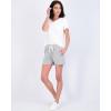 Real Essentials 3 Pack: Womens Cotton French Terry Shorts Pockets Ladies Summer Casual Running Yoga Lounge Walking Athletic Hiking Workout Active Pockets Drawstring Sweat Summer Gym- Set 6, Large