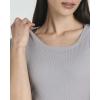 Real Essentials 3 Pack: Women’s Ribbed Mini Dress – Short Sleeve T-Shirt Dress Slim Fit Casual Summer Dress(Solid Black  Solid Ultimate Grey  Solid Tapioca)