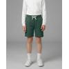 Real Essentials 4 Pack: Boys’ Cotton French Terry Shorts with Pockets for Kids Teens Youth – Sleep Casual Lounge (4-18)(Set 5)