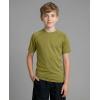 Real Essentials 4 Pack: Boys’ Rash Guard Short Sleeve Swim Shirt UV Sun Protection Fishing & Swimwear Tops for Kids(Short Sleeve Set 1)