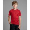 Real Essentials 4 Pack: Boys’ Rash Guard Short Sleeve Swim Shirt UV Sun Protection Fishing & Swimwear Tops for Kids(Short Sleeve Set 4)