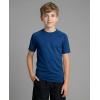 Real Essentials 4 Pack: Boys’ Rash Guard Short Sleeve Swim Shirt UV Sun Protection Fishing & Swimwear Tops for Kids(Short Sleeve Set 7)