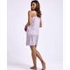 Real Essentials 3 Pack: Women’s Cami Nightgown | Sleeveless Soft Nightshirt Sleep Dress (Plus(Set 2)