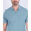 Real Essentials 3 Pack: Men’s Cotton Short Sleeve Polo | Collared Pique Golf Shirt Casual Performance (Big & Tall Available)(Set D)