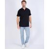 Real Essentials 3 Pack: Men’s Cotton Short Sleeve Polo | Collared Pique Golf Shirt Casual Performance (Big & Tall Available)(Set E)