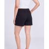 Real Essentials 3 Pack: Women’s Cotton French Terry Shorts Pockets – Casual Athletic Lounge (Available in Plus)(Set 9)