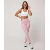 Real Essentials 3 Pack: Women’s Workout Athletic Leggings Yoga Pants Tummy Control High Waisted Running Gym Pilates Soft(Solid Black  Solid Black  Solid Ballad Blue  Solid Pale Lilac)
