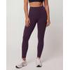 Real Essentials 3 Pack: Women’s Workout Athletic Leggings Yoga Pants Tummy Control High Waisted Running Gym Pilates Soft(Solid Black  Solid Black  Solid Plum Perfect  Solid Orchid Petal)