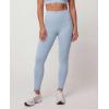 Real Essentials 3 Pack: Women’s Workout Athletic Leggings Yoga Pants Tummy Control High Waisted Running Gym Pilates Soft(Solid Black  Solid Black  Solid Ballad Blue  Solid Pale Lilac)