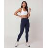 Real Essentials 3 Pack: Women’s Workout Athletic Leggings Yoga Pants Tummy Control High Waisted Running Gym Pilates Soft(Solid Black  Solid Navy Blazer  Solid Quiet Shade  Solid Ultimate Grey)