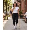 Real Essentials 3 Pack: Women’s Fleece Capri Joggers Athletic Lounge Gym Running Sweatpants with Pockets (Available in Plus)(Solid Black  Solid Burgundy  Grey Heather)