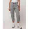 Real Essentials 3 Pack: Women’s Fleece Capri Joggers Athletic Lounge Gym Running Sweatpants with Pockets (Available in Plus)(Solid Black  Solid Burgundy  Grey Heather)