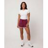 Real Essentials 3 Pack: Women’s Fleece Shorts Athletic Workout Running Gym Yoga Sweat Lounge with Pockets Comfy Cotton(Solid Black  Solid Burgundy  Grey Heather)