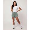 Real Essentials 3 Pack: Women’s Fleece Shorts Athletic Workout Running Gym Yoga Sweat Lounge with Pockets Comfy Cotton(Solid Black  Solid Iceberg Green  Solid Orchid Petal)
