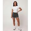 Real Essentials 3 Pack: Women’s Fleece Shorts Athletic Workout Running Gym Yoga Sweat Lounge with Pockets Comfy Cotton(Solid Black  Solid Navy Blazer  Charcoal Heather)