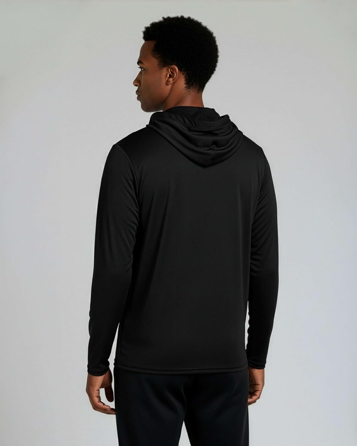 imageReal Essentials 3 Pack Mens Mesh Hoodies Lightweight Long Sleeve Workout amp Gym Pullover Big amp TallSet 3