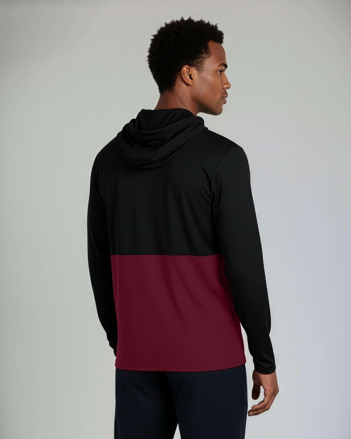 imageReal Essentials 3 Pack Mens Mesh Hoodies Lightweight Long Sleeve Workout amp Gym Pullover Big amp TallSet 8