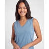Real Essentials 5 Pack: Women’s Cotton V-Neck Sleeveless Tank Top Basic Ladies Casual Shirts (Available in Plus Size)(Set 1)