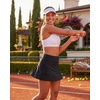 Real Essentials 3 Pack:Women’s 14″ Pleated Tennis Skorts Golf Skirt High Waisted Athletic Running Casual Shorts with Pockets(Set 11)