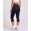 Real Essentials 4 Pack: Women’s Capri Leggings with Pockets Casual Yoga Workout Exercise Pants (Available in Plus Size)(Set 10)