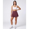 Real Essentials 4 Pack: Women’s Skater Pleated Tennis Skort – Skirt with Shorts Pockets Athletic Golf Workout (Plus)(Set 11)