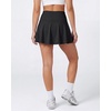 Real Essentials 4 Pack: Women’s Skater Pleated Tennis Skort – Skirt with Shorts Pockets Athletic Golf Workout (Plus)(Set 11)