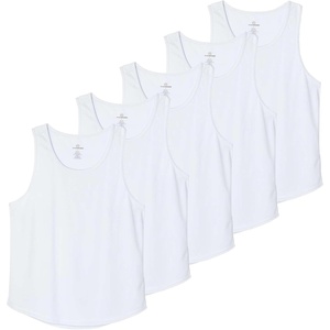 5 Pack Men’s Mesh Muscle Tank Top Sleeveless Shirt Athletic Workout Gym | Available in Big & Tall, Bodybuilding, Active, Training, Lifting, Exercise, Running, Cooling, Moisture Wicking, Quick Dry(Set 10)