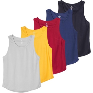 5 Pack Men’s Mesh Muscle Tank Top Sleeveless Shirt Athletic Workout Gym | Available in Big & Tall, Bodybuilding, Active, Training, Lifting, Exercise, Running, Cooling, Moisture Wicking, Quick Dry(Set 8)