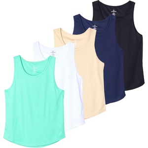 5 Pack Men’s Mesh Muscle Tank Top Sleeveless Shirt Athletic Workout Gym | Available in Big & Tall, Bodybuilding, Active, Training, Lifting, Exercise, Running, Cooling, Moisture Wicking, Quick Dry(Set 1)