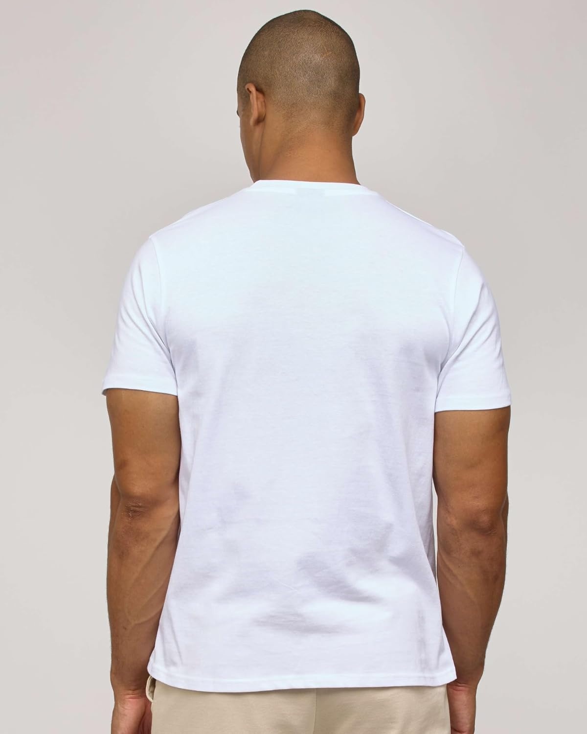 image:image5 Pack Mens T Shirts Crew Neck Short Sleeve Cotton Casual Workout Gym TeesSet 7