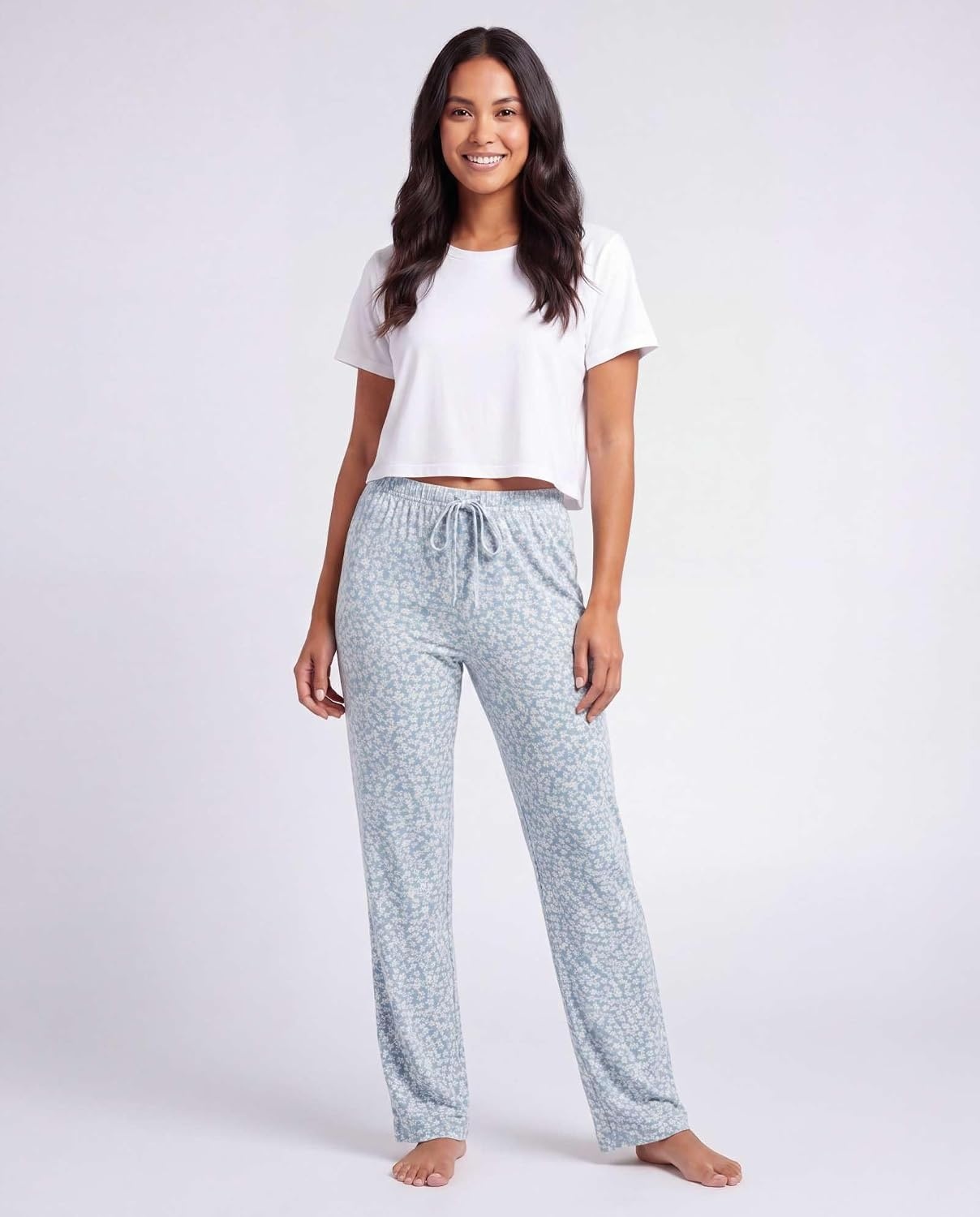 image:image3 Pack Womens Pajama Pants Soft Lounge PJ Bottoms Comfy Sleepwear PijamasSoft Knit Set J