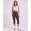 Real Essentials 4 Pack: Women’s Capri Leggings with Pockets Casual Yoga Workout Exercise Pants (Available in Plus Size)(Set 13)