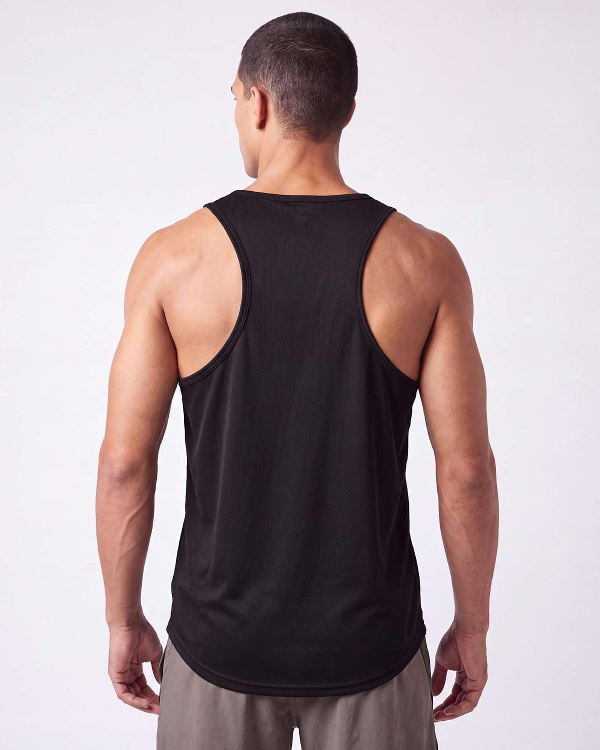 image:image5 Pack Mens Mesh Muscle Tank Tops Sleeveless Shirts Workout Gym UndershirtSet 8