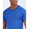 5 Pack Men’s Mesh V Neck T Shirts Dry Fit Athletic Workout Gym Running Tees(Set 10)