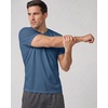 5 Pack Men’s Mesh V Neck T Shirts Dry Fit Athletic Workout Gym Running Tees(Set 13)