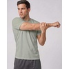 5 Pack Men’s Mesh V Neck T Shirts Dry Fit Athletic Workout Gym Running Tees(Set 16)