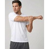 5 Pack Men’s Mesh V Neck T Shirts Dry Fit Athletic Workout Gym Running Tees(Set 17)