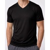 5 Pack Men’s Mesh V Neck T Shirts Dry Fit Athletic Workout Gym Running Tees(Set 18)