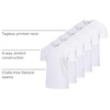 5 Pack Men’s Mesh V Neck T Shirts Dry Fit Athletic Workout Gym Running Tees(Set 2)