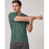 5 Pack Men’s Mesh V Neck T Shirts Dry Fit Athletic Workout Gym Running Tees(Set 20)
