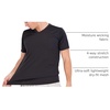 5 Pack Men’s Mesh V Neck T Shirts Dry Fit Athletic Workout Gym Running Tees(Set 3)