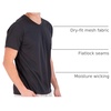 5 Pack Men’s Mesh V Neck T Shirts Dry Fit Athletic Workout Gym Running Tees(Set 7)
