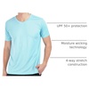 5 Pack Men’s Mesh V Neck T Shirts Dry Fit Athletic Workout Gym Running Tees(Set 8)